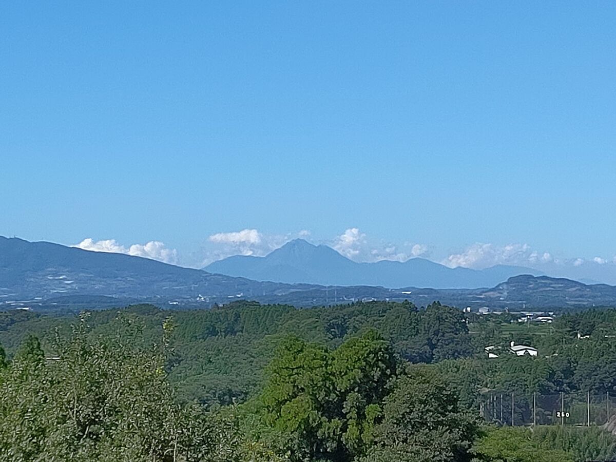 中央の奥が雲仙普賢岳